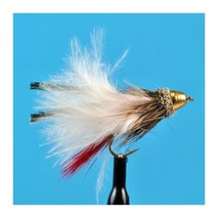 Conehead Marabou Muddler White 2