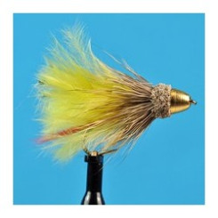 Conehead Marabou Muddler Yellow 2