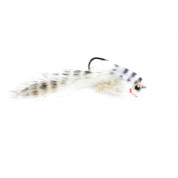 Belly Scratcher Minnow White & Black 2