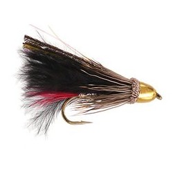 Black Muddler Marabou Conehead 2