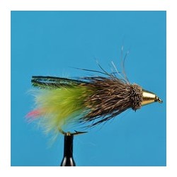 Conehead Marabou Muddler Olive 2