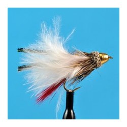 Conehead Marabou Muddler White 2